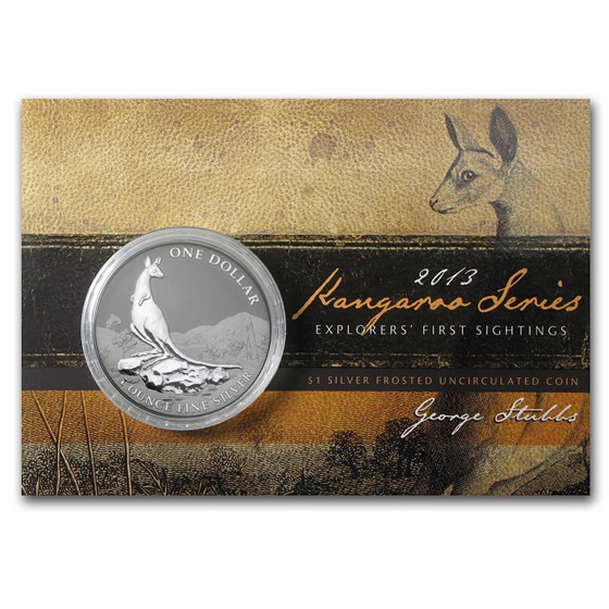 2013 Australia 1 oz Silver Kangaroo (In Display Card) 2013 Australia 1 oz Silver Kangaroo (In Display Card)